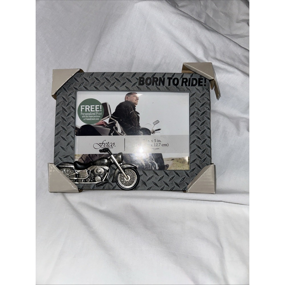 Fetco Born To Ride Picture Frame 5x7‎